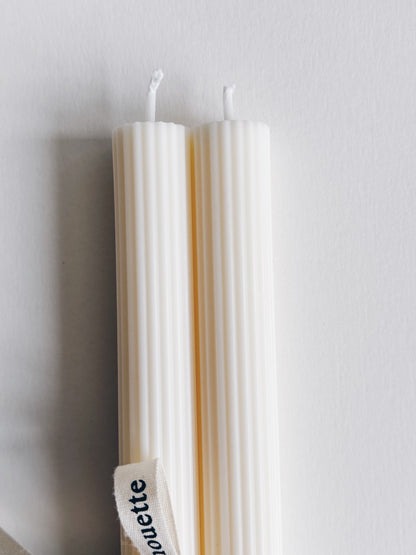 La Colonne Relief ( lot de 2 bougies)